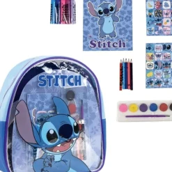 Outlet Stitch Mochila com Conjunto de Colorir