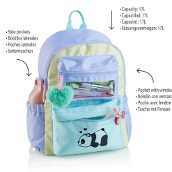 Apli Infantil > Mochila 3 Compartimentos Panda