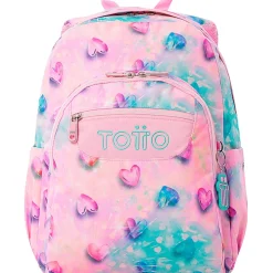 Totto Infantil > Mochila Corações Glitter