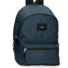 Pepe Jeans Juvenil > Mochila Dupla Com Divisória Para Computador Aris Evergreen Azul