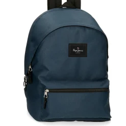 Pepe Jeans Juvenil > Mochila Dupla Com Divisória Para Computador Aris Evergreen Azul