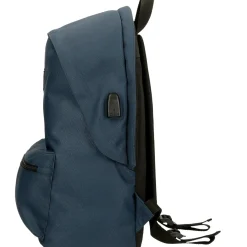 Pepe Jeans Juvenil > Mochila Dupla Com Divisória Para Computador Aris Evergreen Azul