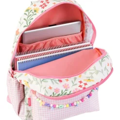 Best Note! Mochila Dupla Flower Blush