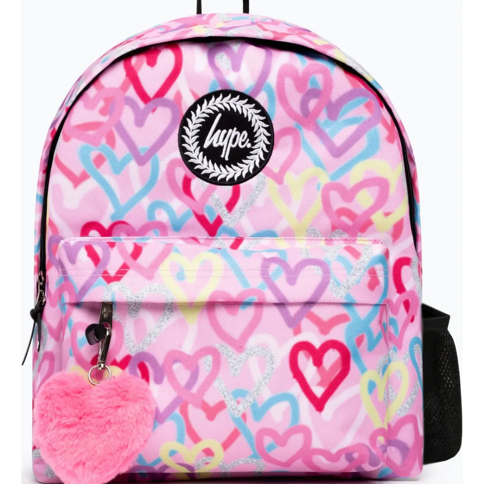 Hype Juvenil > Mochila Graffiti Hearts Rosa