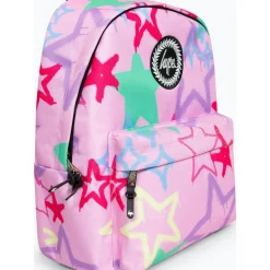 Online Hype Mochila Graffiti Stars Badge Rosa