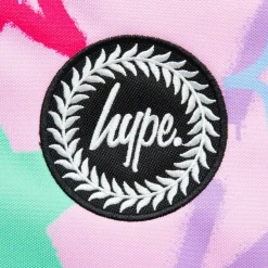 Online Hype Mochila Graffiti Stars Badge Rosa