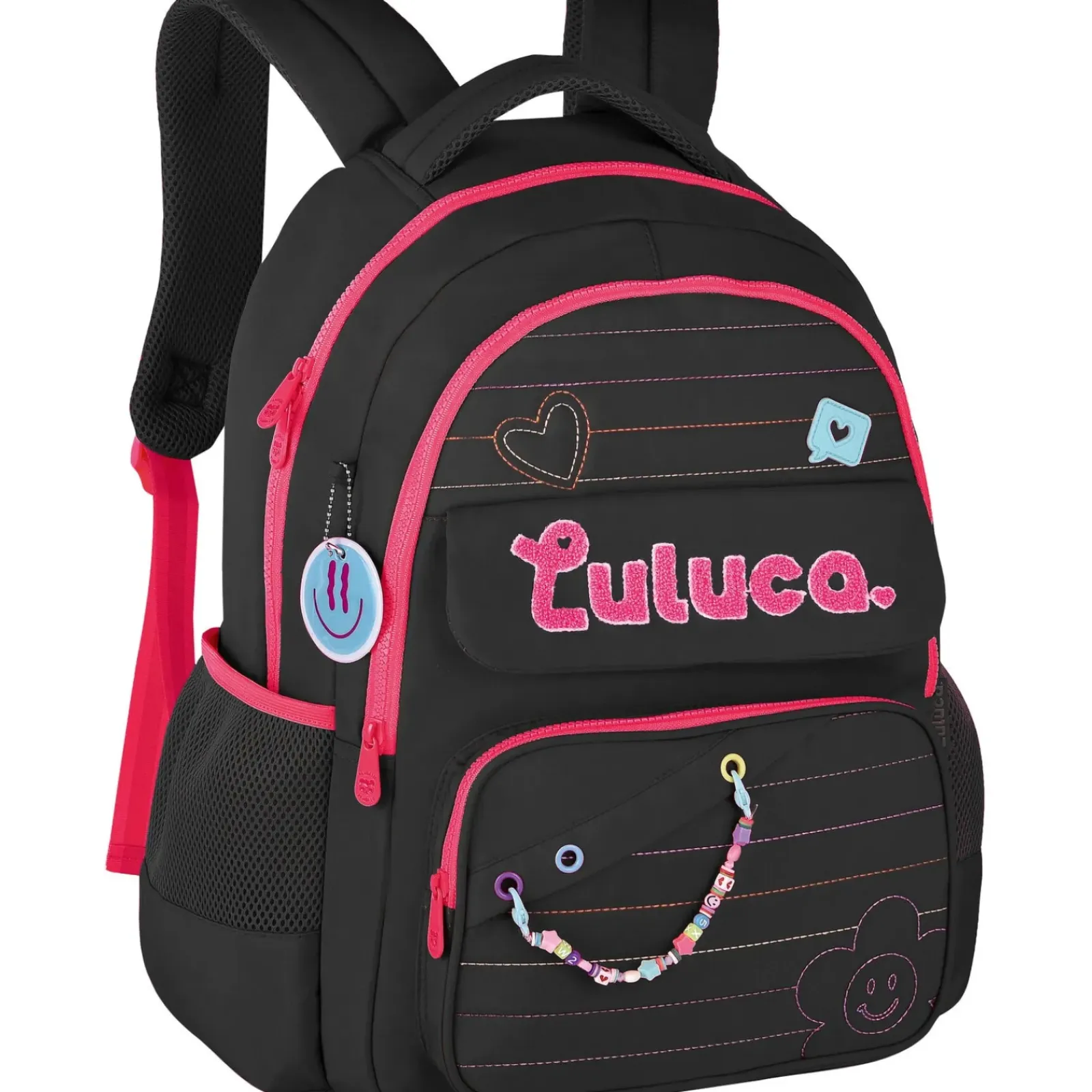 Sale Luluca Mochila Logo Preto