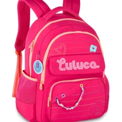 Luluca Infantil > Mochila Logo Rosa
