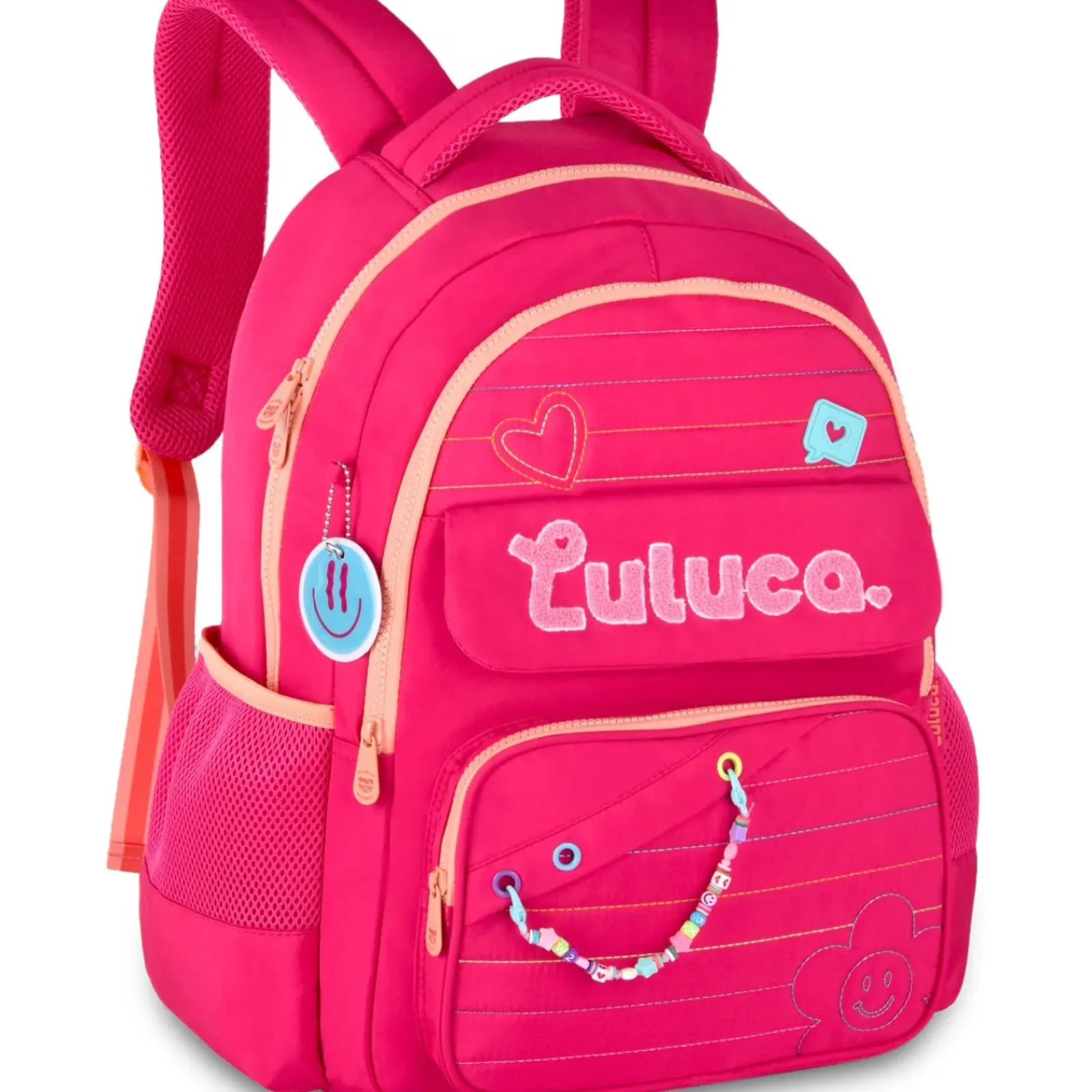 Luluca Infantil > Mochila Logo Rosa