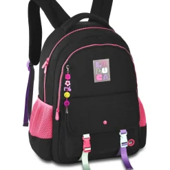 New Luluca Mochila Missanga Preto