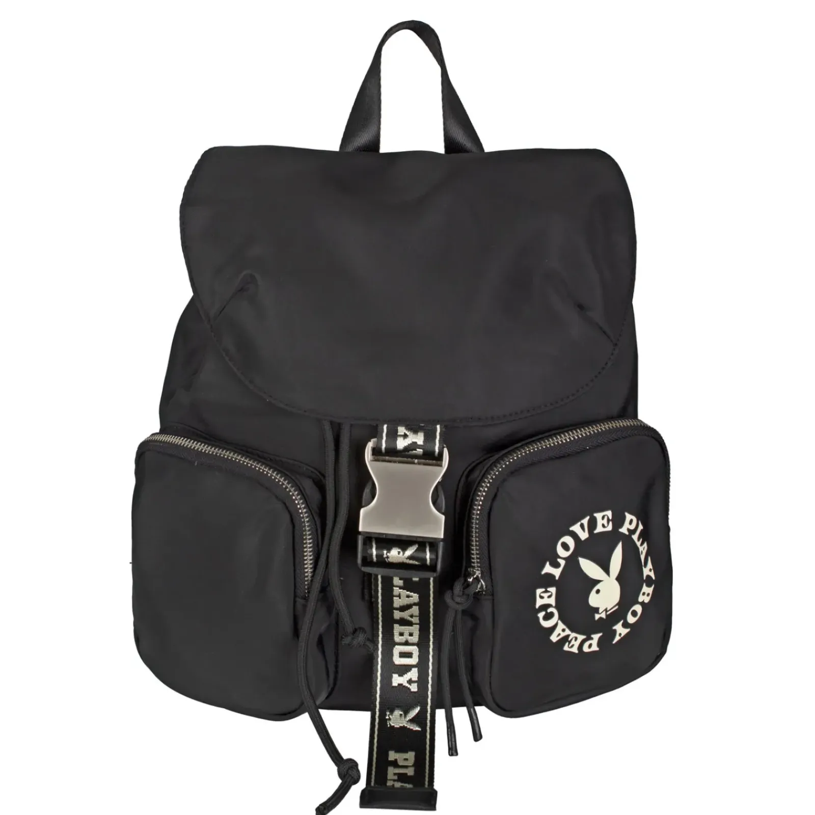 Outlet Playboy Mochila Peace&Love Black