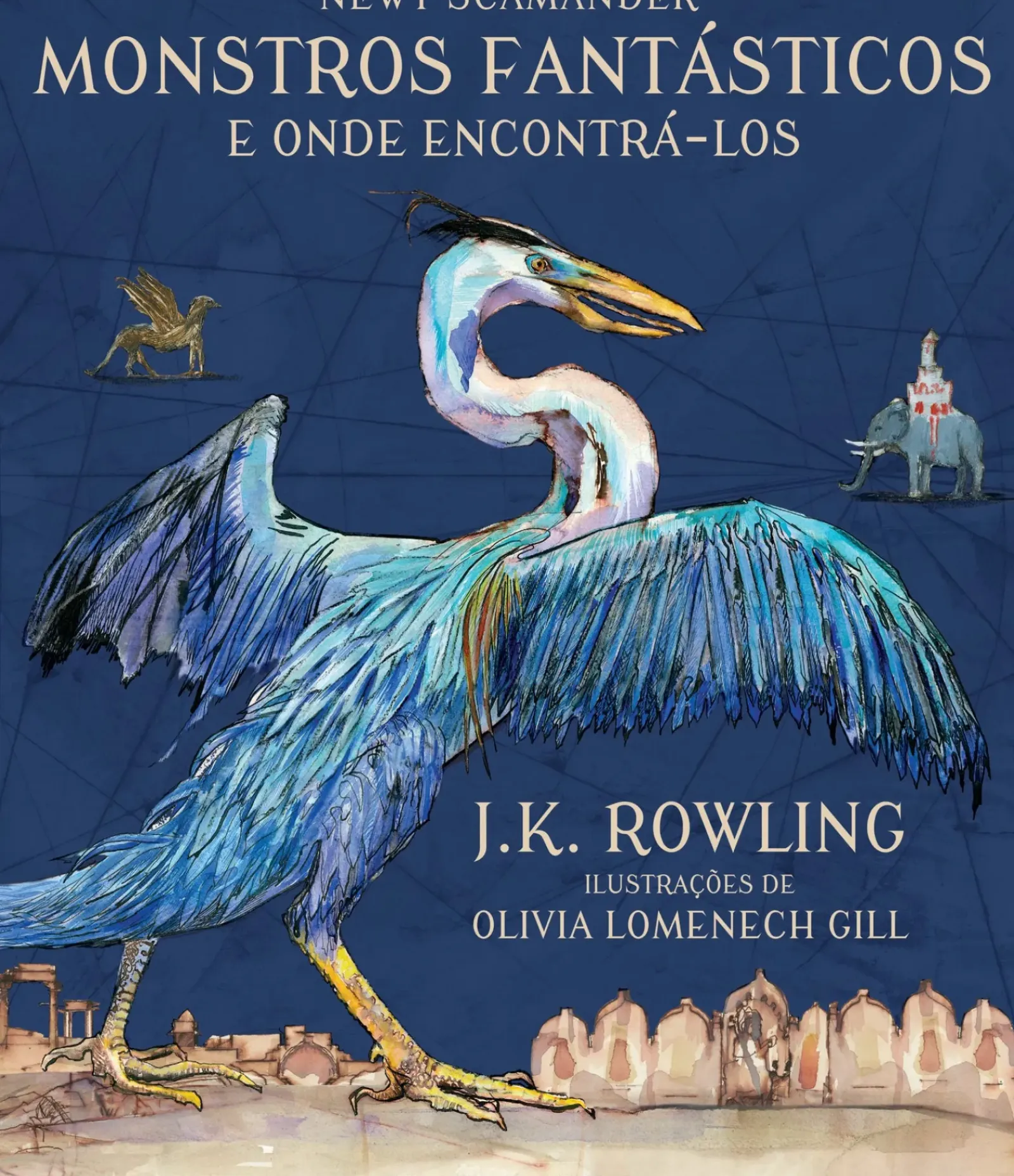 Hot Presença Monstros Fantásticos e Onde Encontrá-los de J. K. Rowling - Edição Ilustrada