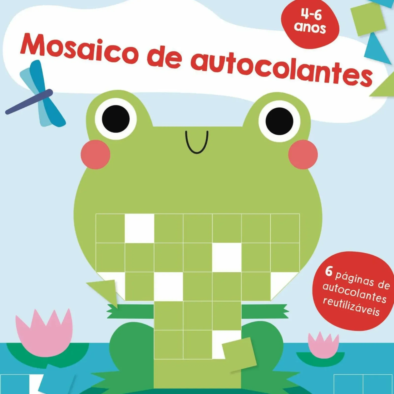 Yoyo Books Atividades > Mosaico de Autocolantes - Sapo 4-6 Anos de Yoyo Studios