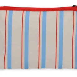 Mr Wonderfull Bolsas E Necessaires > Nécessaire Riscas Azul Vermelho Bege