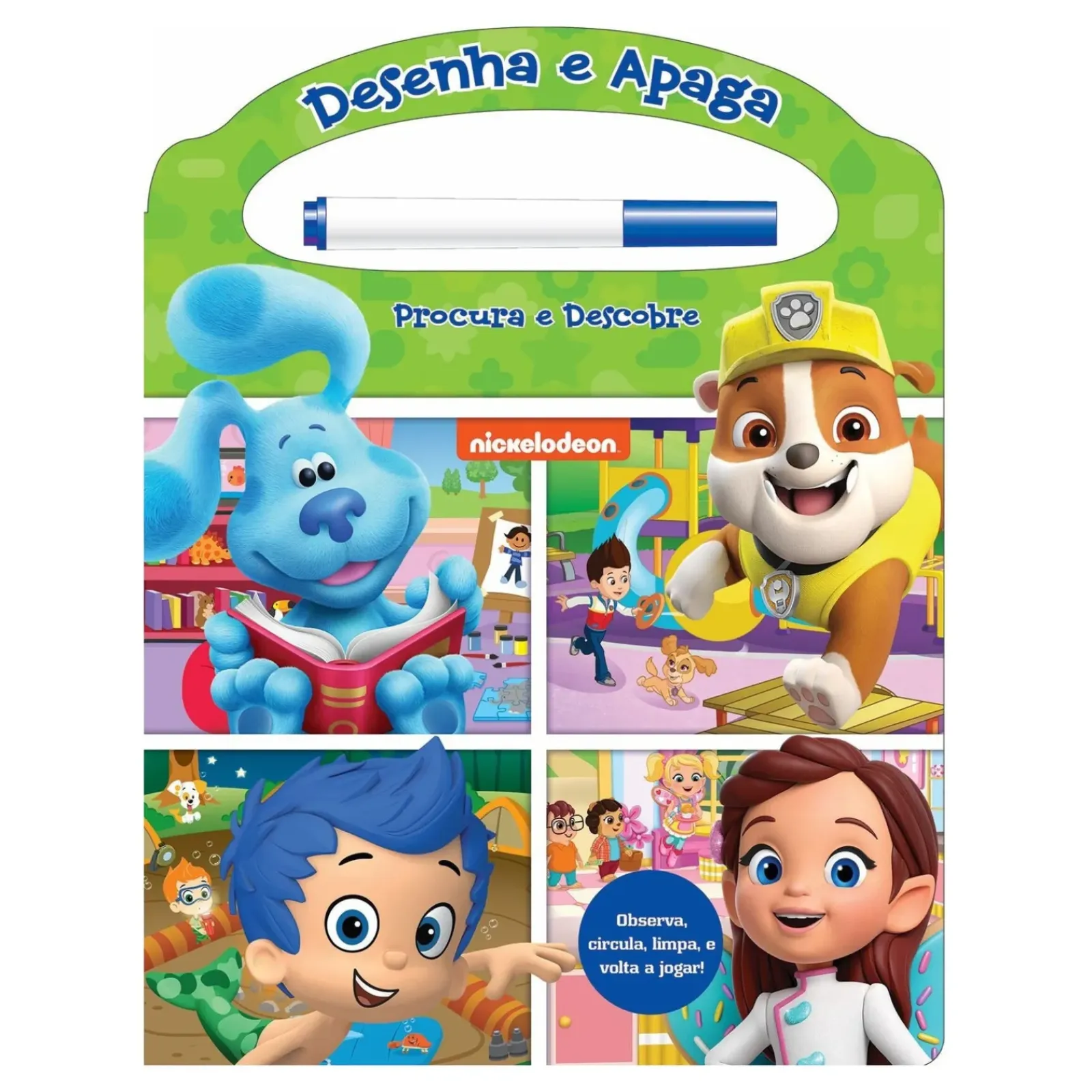 Hot Pi Kids Nickelodeon Desenha e Apaga - Procura e Descobre