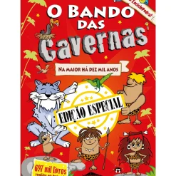 Note! Online Coleções Juvenis > O Bando das Cavernas N.º 1 - na Maior Há Dez Mil Anos - Edição Especial e Aumentada de Nuno Caravela