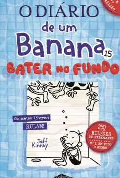 Booksmile Coleções Juvenis > O Diário de um Banana 15 de Jeff Kinney Bater no Fundo