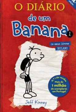 Booksmile Coleções Juvenis > O Diário de um Banana 1 de Jeff Kinney Um Romance com Cartoons (34ª Edição)