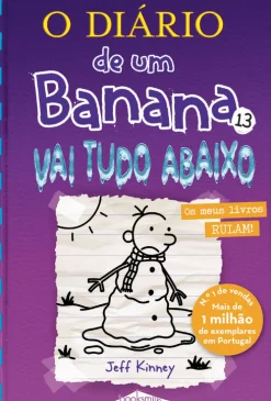 Clearance Booksmile O Diário de um Banana N.º 13 de Jeff Kinney Vai Tudo Abaixo