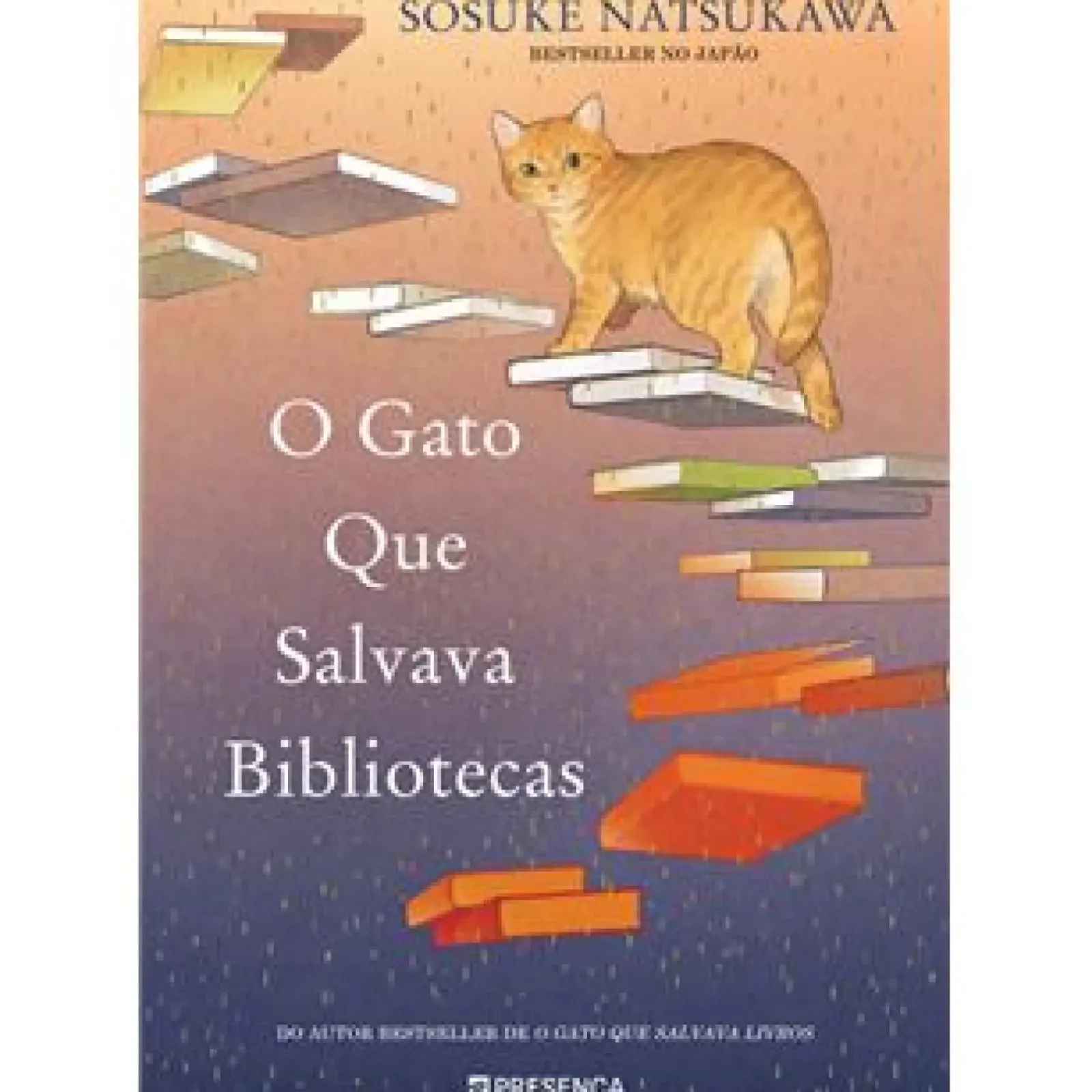 Presença O Gato que Salvava Bibliotecas de Sosuke Natsukawa