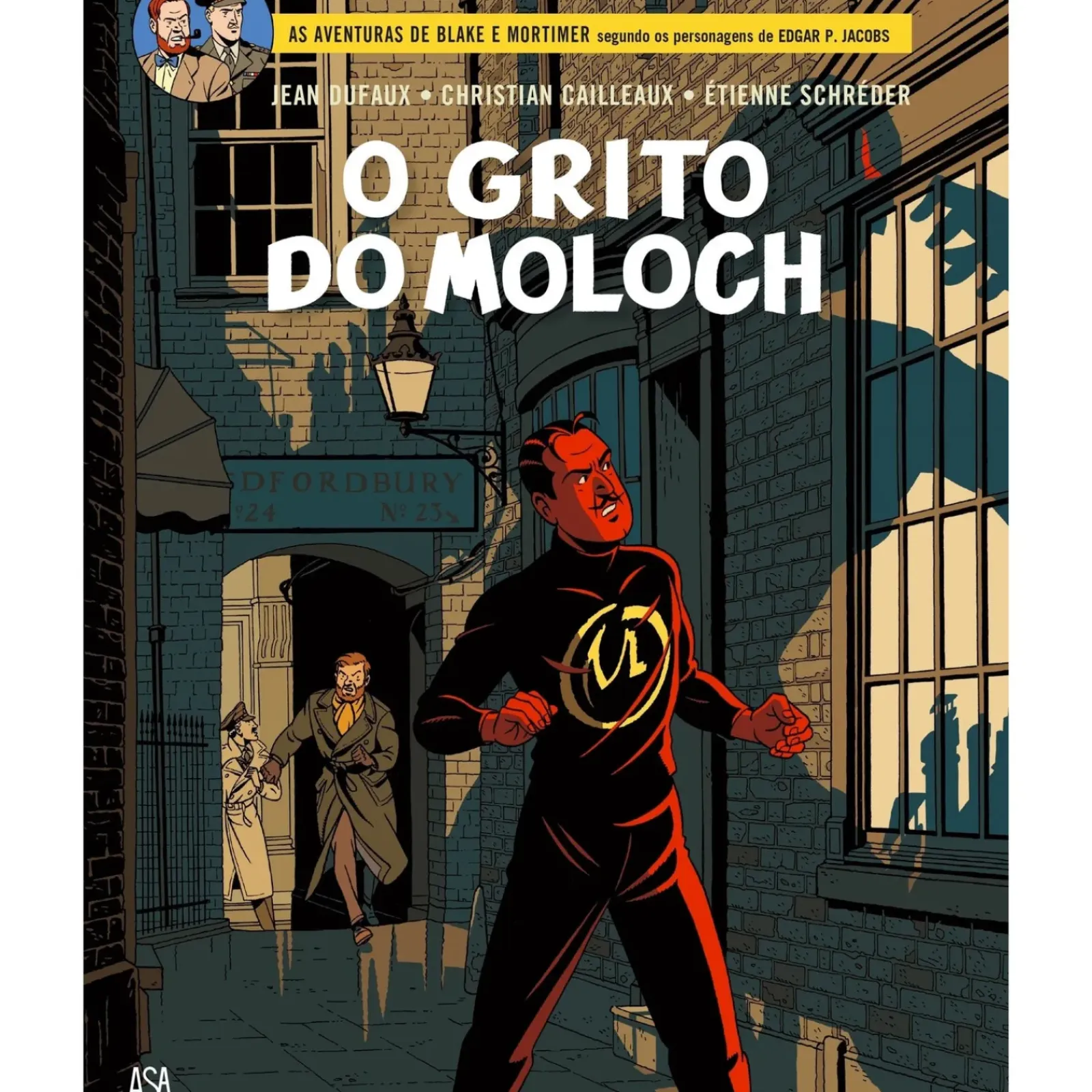 Edições Asa O Grito do Moloch de Étienne Schréder, Jean Dufaux e Christian Cailleaux - Blake e Mortimer N.º 27