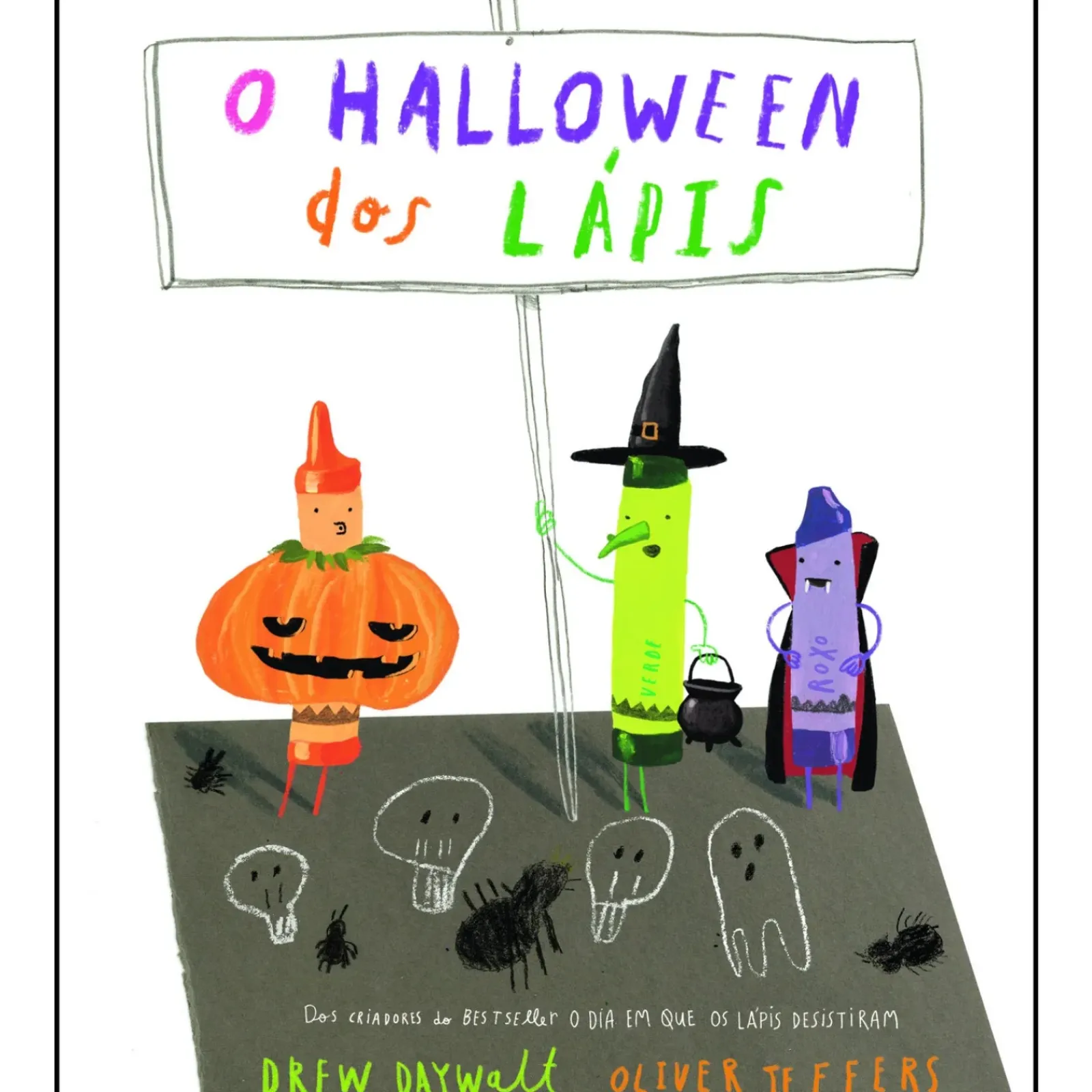Nuvem De Letras Literatura Infantil > O Halloween dos Lápis de Drew Daywalt