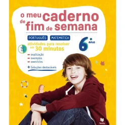 Texto Editores 2º Ciclo > O Meu Caderno de Fim de Semana - Português e Matemática 6.º Ano de Ana Roque