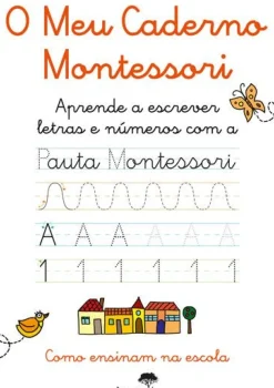 Online Jacarandá Editora O Meu Caderno Montessori - Aprende a Escrever Letras e Números com a Pauta Montessori