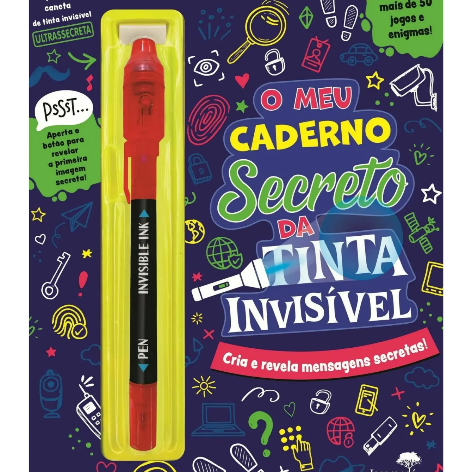 Jacaranda Atividades > O Meu Caderno Secreto da Tinta Invisivel de TINTA INVISIVEL