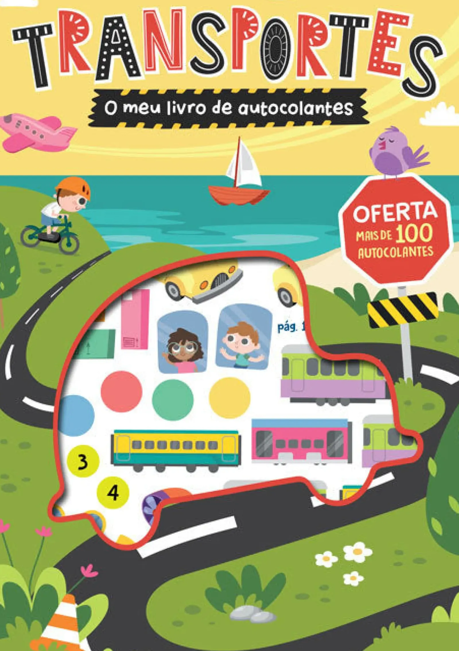 Livros Mch Atividades > O Meu Livro Autocolantes - Transportes