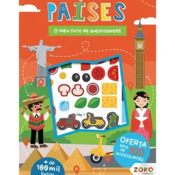 Zoko Atividades > O Meu Livro de Autocolantes - os Países: Livro de Atividades com Oferta de Autocolantes