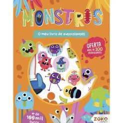 Zoko Atividades > O Meu Livro de Autocolantes - os Monstros