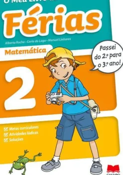 Sale Edições Gailivro O Meu Livro de Férias Matemática - 2.º Ano para 3.º Ano de Alberta Rocha, Manuel Linhares e Carla do Lago