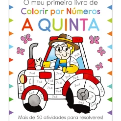 Outlet Booksmile O Meu Primeiro Livro de Colorir por Números - A Quinta de Moira Butterfield