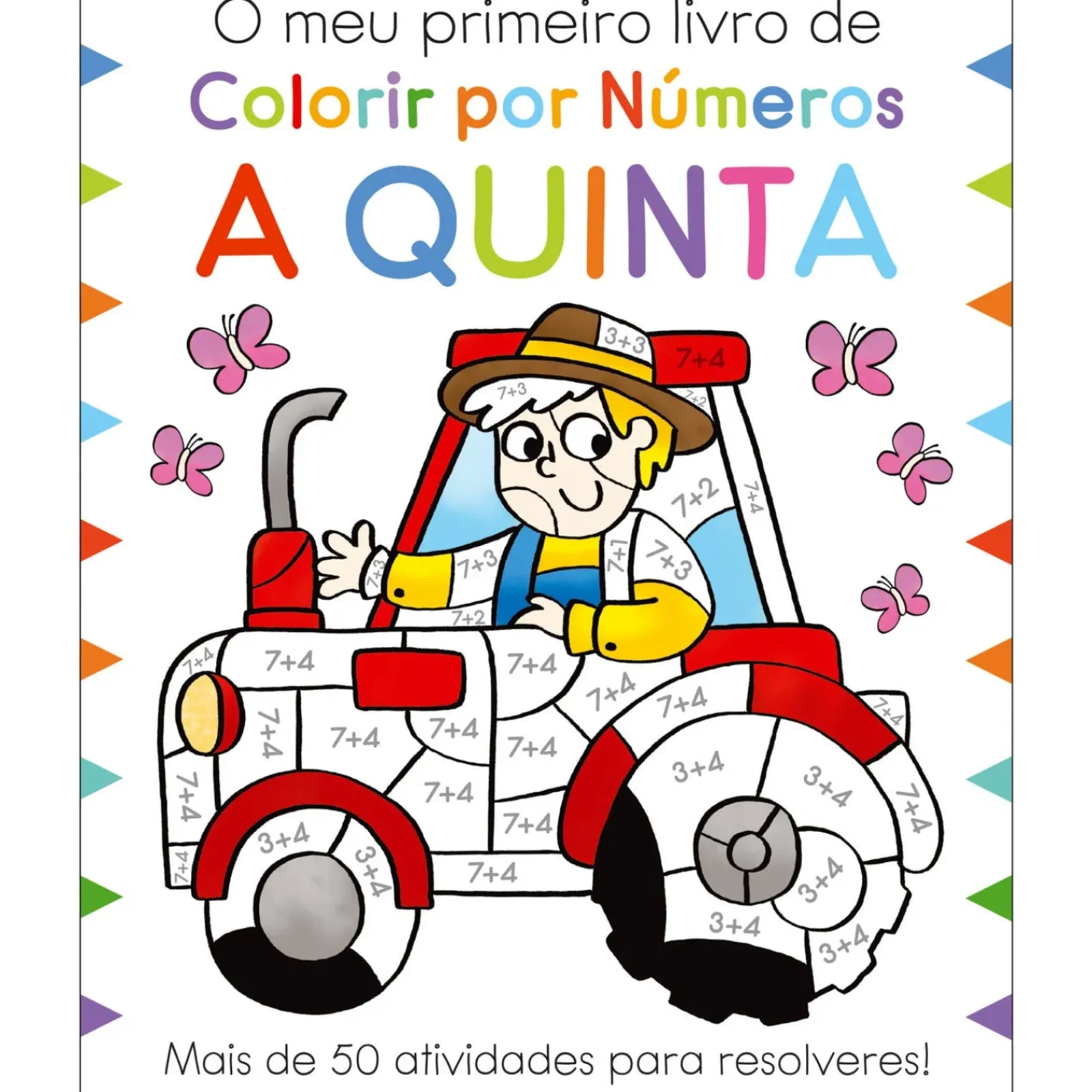 Outlet Booksmile O Meu Primeiro Livro de Colorir por Números - A Quinta de Moira Butterfield