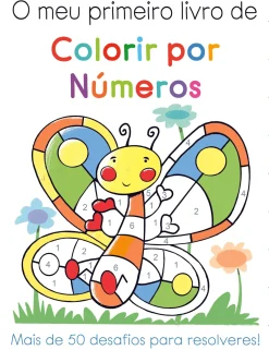 Booksmile Atividades > O Meu Primeiro Livro de Colorir por Números de Moira Butterfield