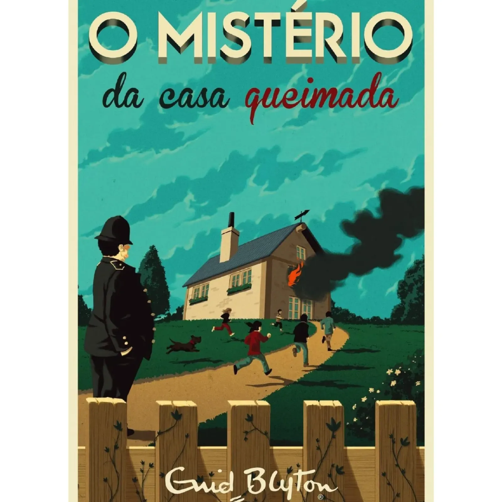 Oficina Livro O Mistério da Casa Queimada de Enid Blyton - Volume 1