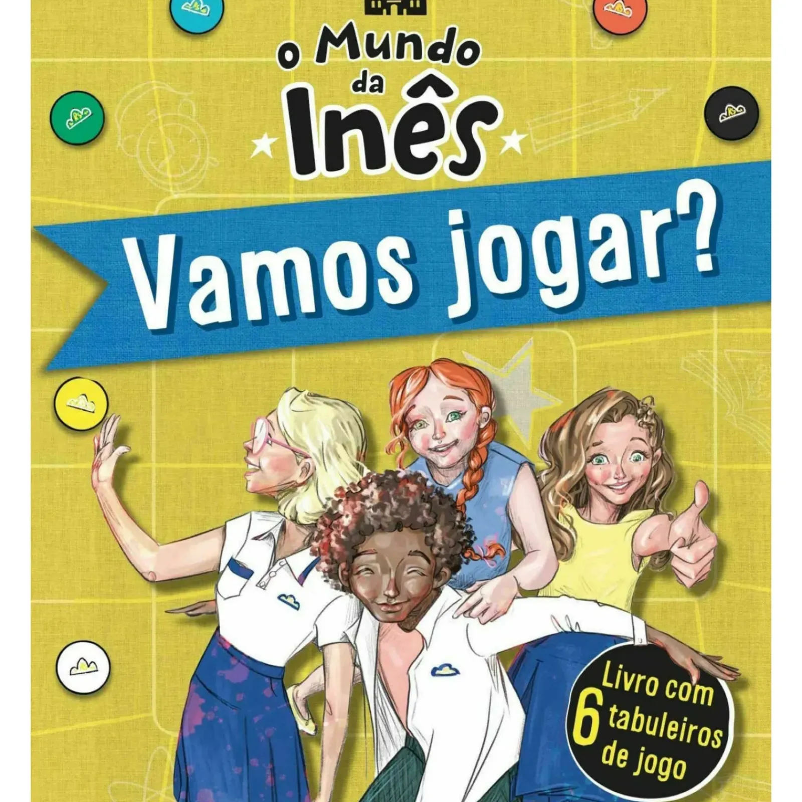 Sale Porto Editora O Mundo da Inês - Vamos Jogar? de Sara de Almeida Leite