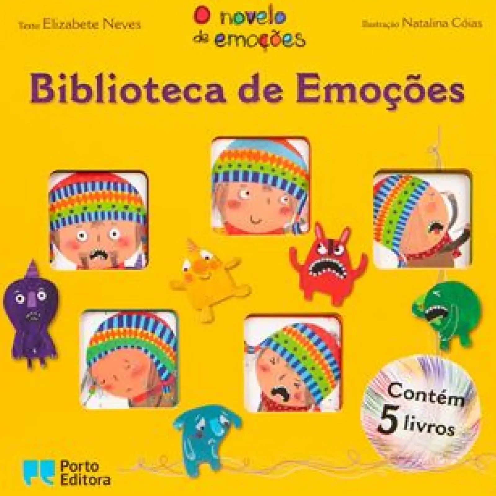 Porto Editora Literatura Infantil > O Novelo de Emoções - Biblioteca de Emoções de Elizabete Neves