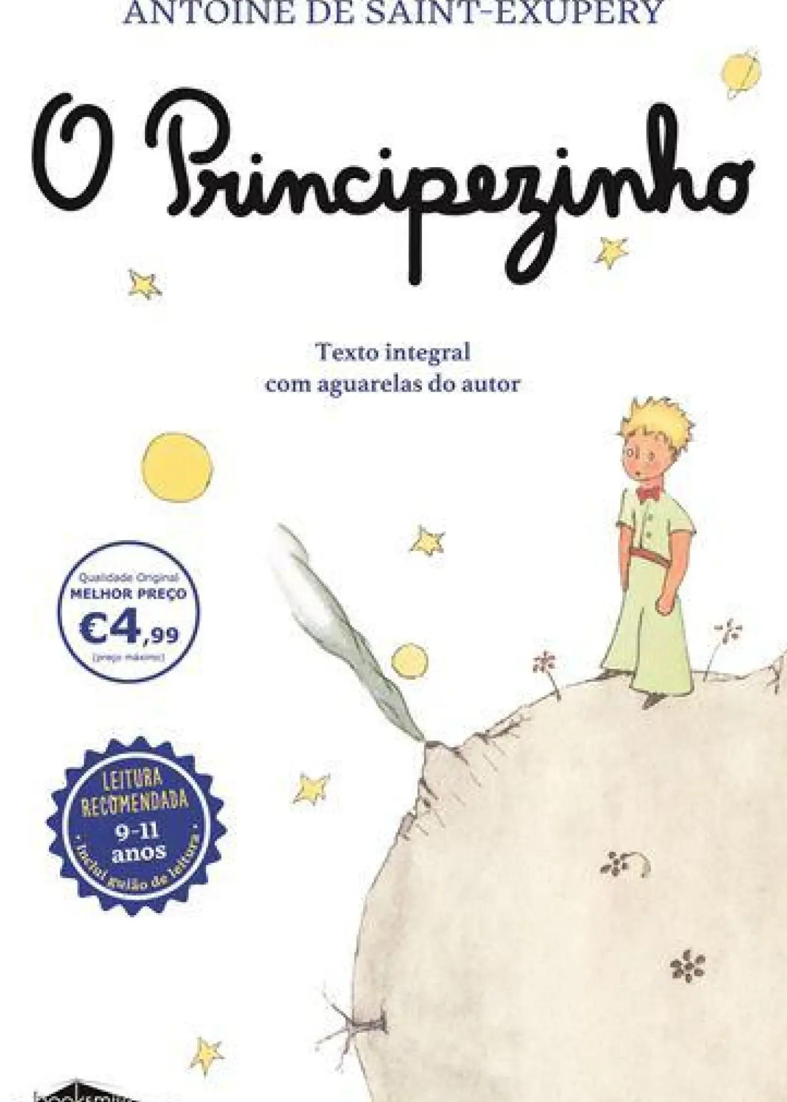 Online Booksmile O Principezinho de Antoine de Saint-Exupéry - Texto Integral com Aguarelas do Autor