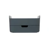 Outlet Litem Organizador Secretária Combo Desk Azul Sysmax