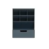 Clearance Litem Organizador Secretária Vertical Azul Sysmax