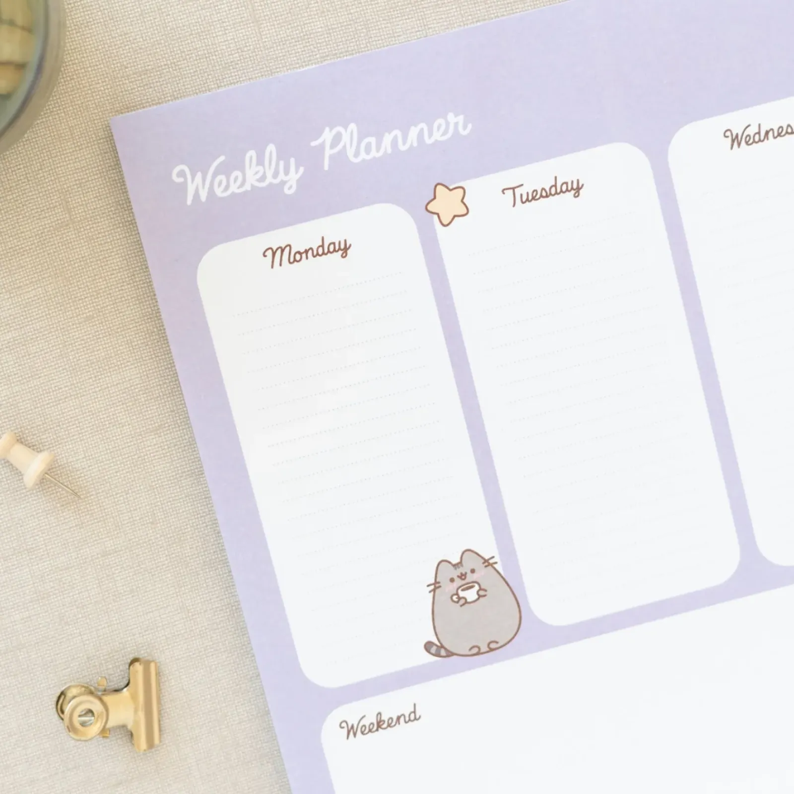 Pusheen Agendas E Planners|Agendas E Planners > Organizador Sem A4 - Moments
