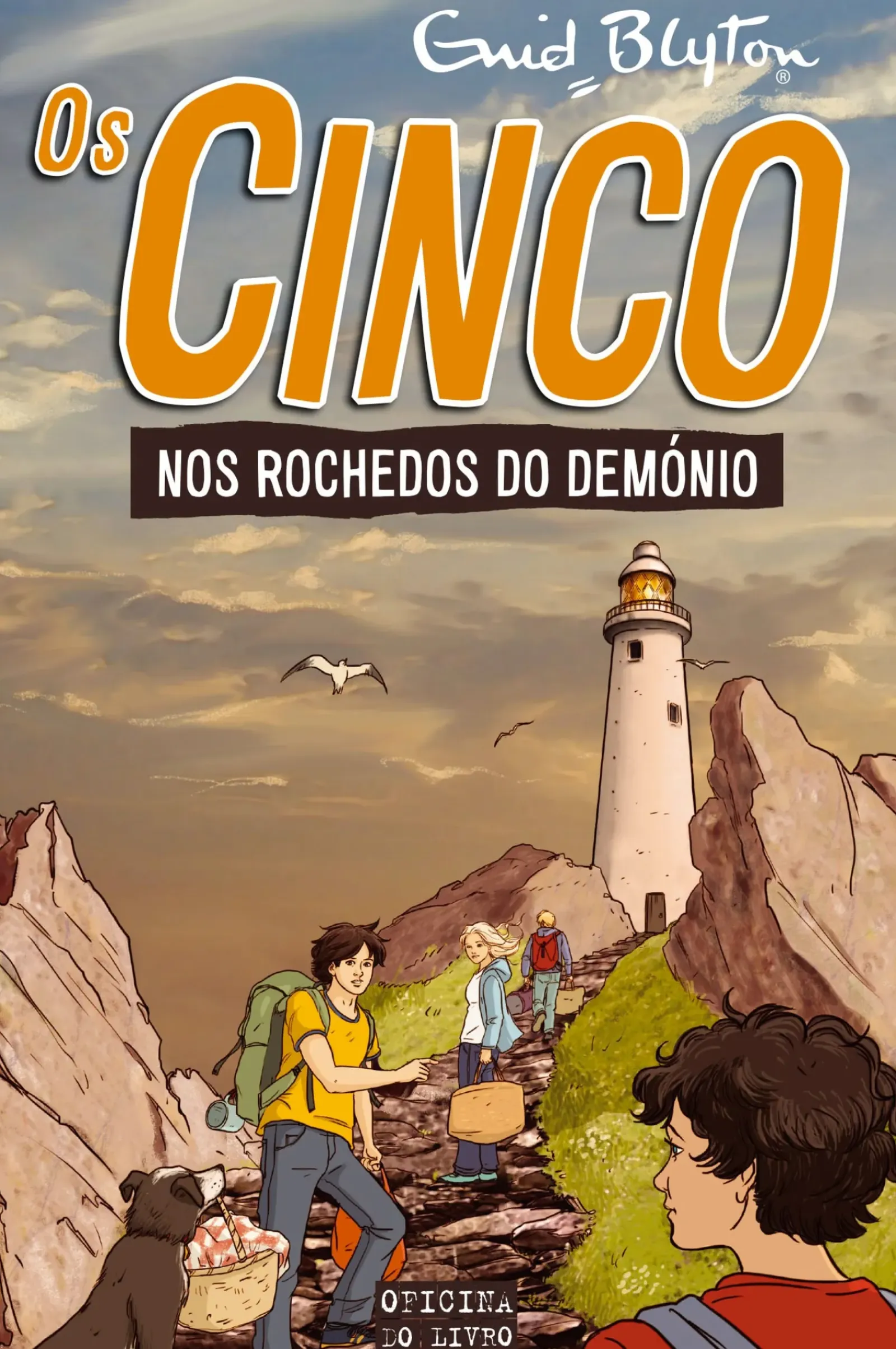 Hot Oficina Do Livro Os Cinco nos Rochedos do Demónio de Enid Blyton - Volume 19