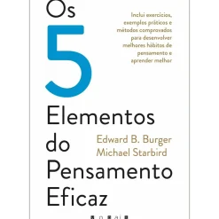 Sale Vogais Os 5 Elementos do Pensamento Eficaz de Edward B. Burger e Michael Starbird