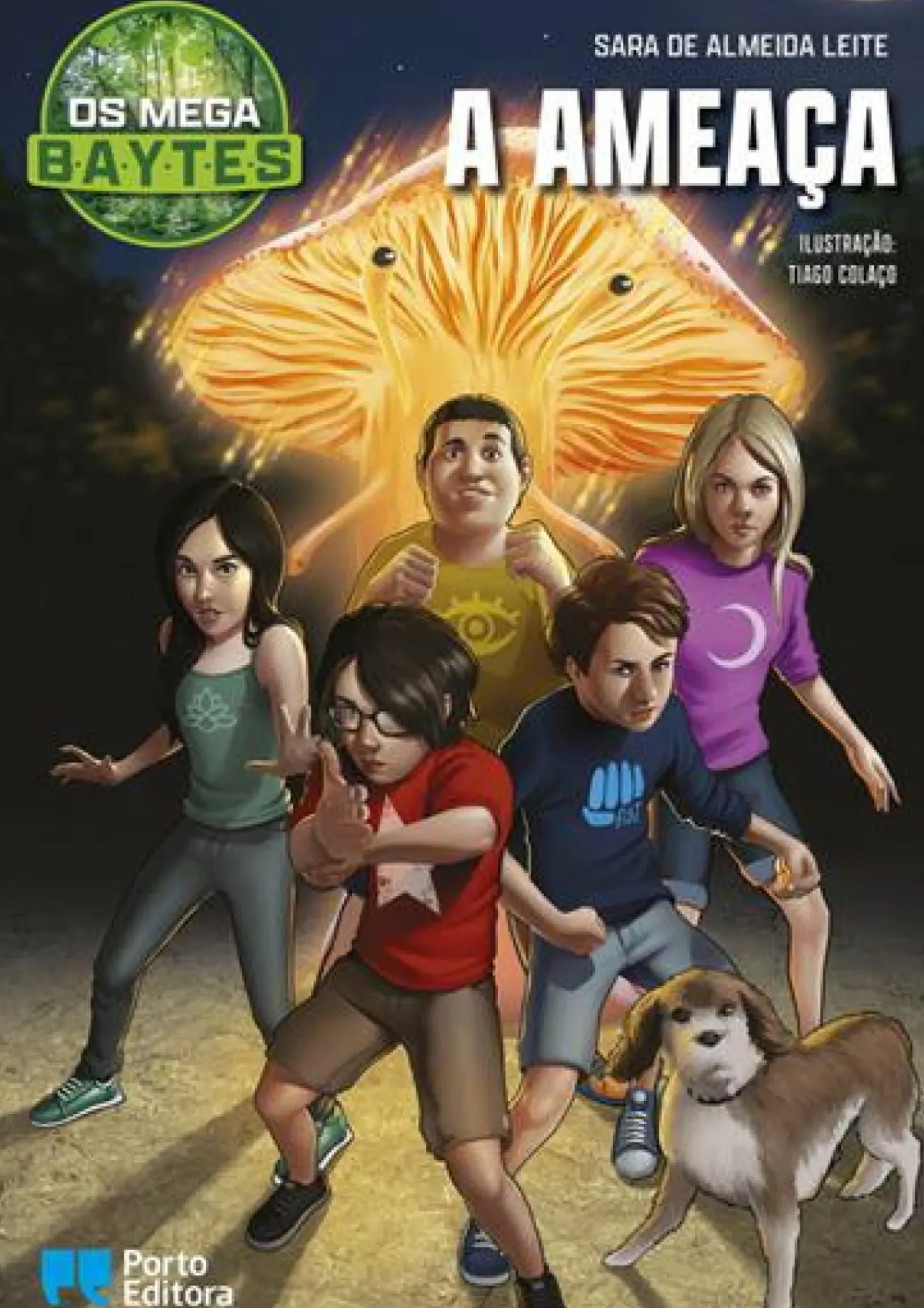 Porto Editora Literatura Infantil > Os Mega B.A.Y.T.E.S. - A Ameaça de Sara de Almeida Leite - Livro 2