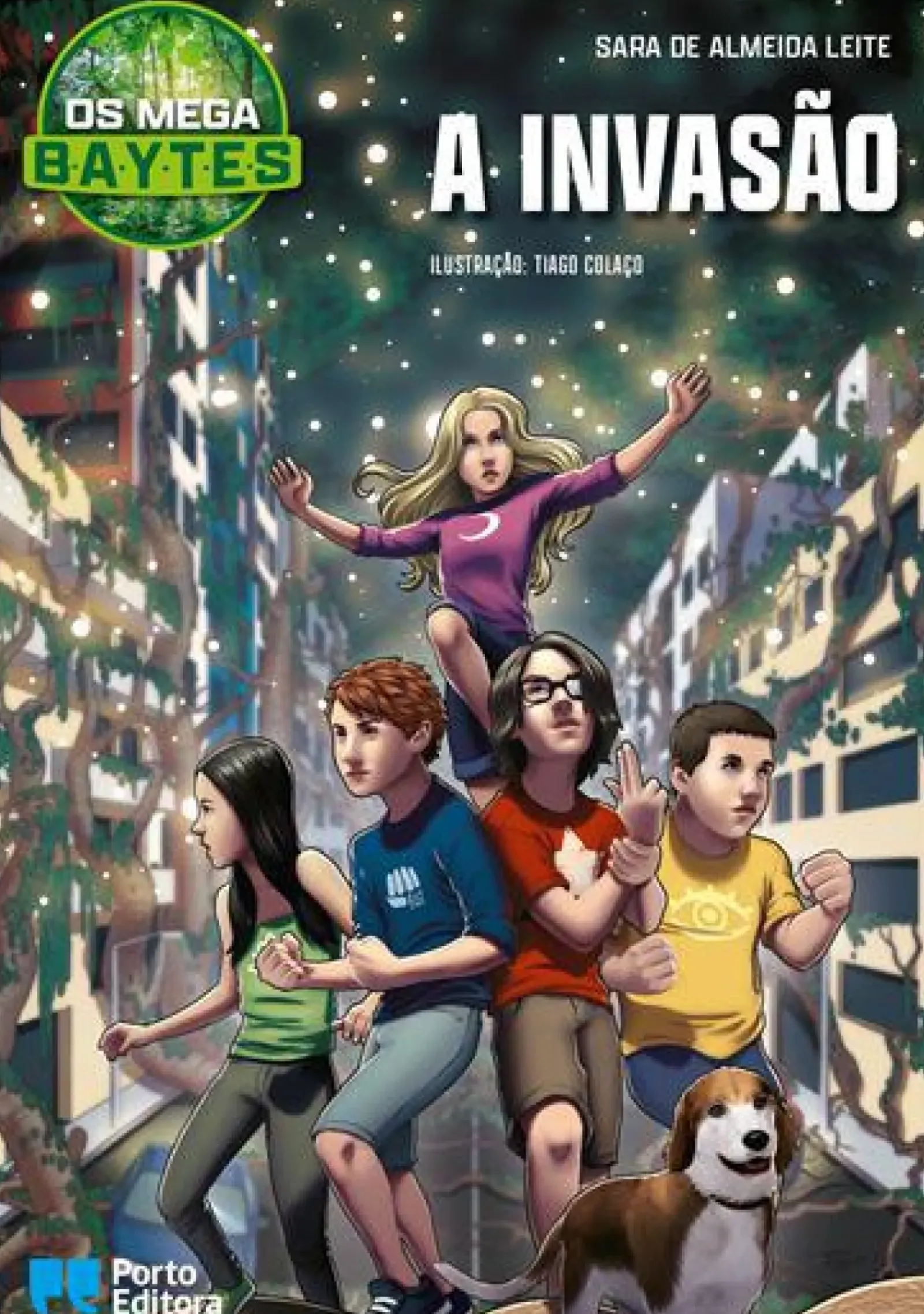 Porto Editora Literatura Infantil > Os Mega B.A.Y.T.E.S. - A Invasão de Sara de Almeida Leite - Livro 3