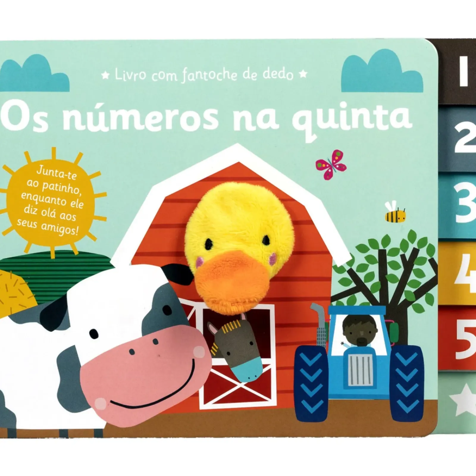 Porto Editora Atividades > Os Números na Quinta - Livro com Fantoche de Dedo