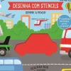 New Joybooks Os Transportes de Amanda Lott - Desenha com Stencils Sempre a Mexer!