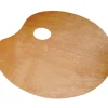 Liderpapel Telas E Cavaletes > Paleta Madeira Lidercolor Oval Para Esquerdinos